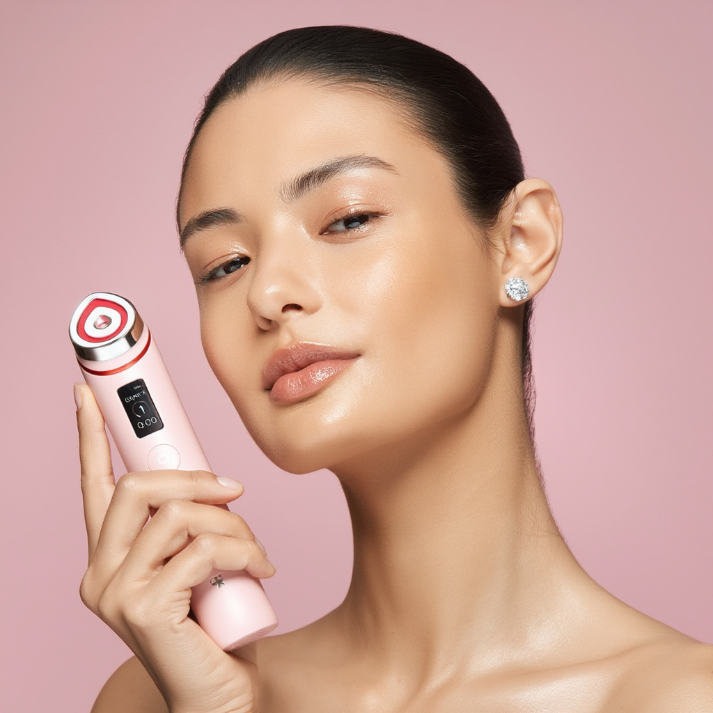 מכשיר Booster Pro – הפתרון המושלם למיצוק והצערת עור הפנים